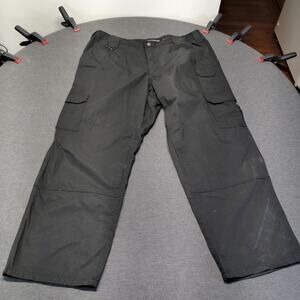 5.11 Tactical 74273 Series Relaxed Fit Pants in Black, Size 40x30
